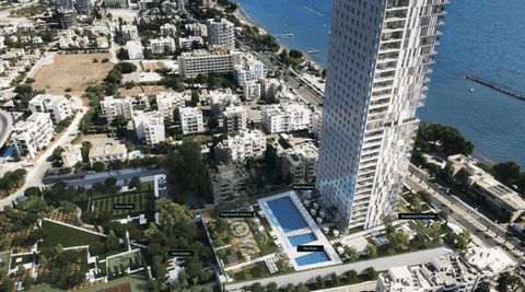 A landmark development designed by internationally acclaimed architects. Just a few meters from the sea, with uninterrupted sea views and close to Limassol’s city center with easy access to the highway. State-of-the-art facilities and services, inclu...