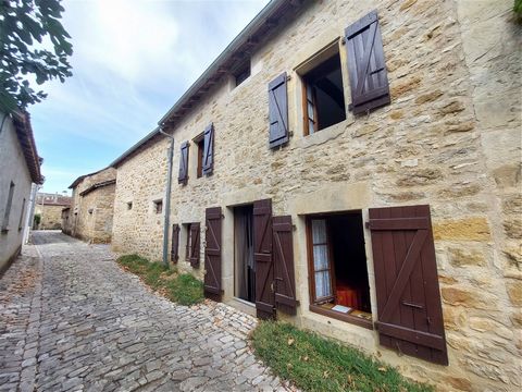 This charming one bedroom stone house is located 10 mins from the town of Villeneuve and set in centre of a lovely quiet Aveyronnaise Village. The property is habitable as is. and consists of two levels. On the ground floor is living room/ fitted kit...