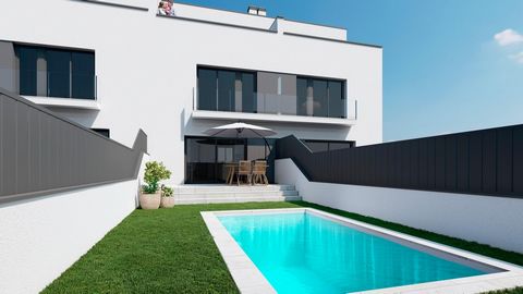 Neubau in Fondo de Somella, Vilanova ab 459.000 € Reihe von Doppelhaushälften, die sich in einem Erweiterungsgebiet befinden, ruhige Umgebung mit guter Ausrichtung und hohem Ansehen. Bei den beim Bau verwendeten Materialien wurde an Energieeffizienz,...