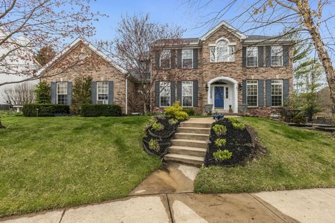 Welcome to a true hidden gem!! This spectacular 2-Story home nestled on .23 cul-de-sac lot in the desirable Yorkshire Lane neighborhood -Top Rated Brentwood Schools and voted as one of Missouri's Top Municipalities to live in! From the minute you dri...