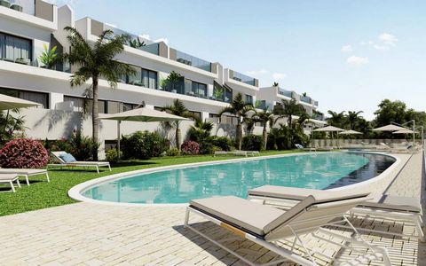 Duplex for sale in Balcones de Torrevieja, Costa Blanca An exclusive residential area full of large common areas for natural recreation, lush gardens, a bio-healthy area, children's games, and of course, 2 large community pools, one for adults and on...