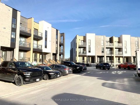 Brand New Two-Bedroom, Two Bathroom Main floor Stacked Townhouse available for Immediate possession. Located in Desirable Huron Park Subdivision of Kitchener. Kitchen with upgraded cupboards, quartz countertop and kitchen island. Comes with new fridg...