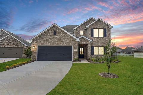 Welcome home to 9702 Migrant Hawker Court situated on a cul-de-sac street on a 12,619 square foot lot in the Master Planned Community of Harper's Preserve with only 1 neighbor! This never lived in home offers gorgeous luxury vinyl plank flooring, bea...