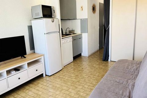 Deze functionele studio is perfect voor een klein gezin of een groep vrienden en biedt plaats aan maximaal 4 personen. Het appartement beschikt over een woonkamer met keukengedeelte, een badkamer met apart toilet en een cabineruimte met 2 stapelbedde...