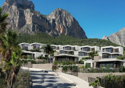 Neubau Villa auf einer Etage zum Verkauf in Polop, Alicante.~~Das Anwesen besteht aus 3 Schlafzimmer und 2 Bäder (eines davon en suite), Küche-Wohn-Esszimmer, Waschküche, Innenhof, überdachte Terrasse, Parkplatz und Garten.~~Modernes Wohnen inmitten ...