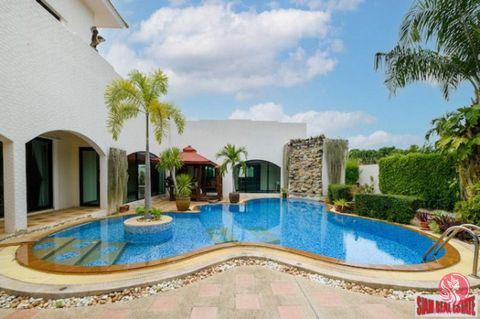 Impressive, tropical pool villa priced to sell at an incredible 17,400,000 THB in a company name. Santa Maria Estate, East Pattaya, is located just behind Lake Mabprachan. This is a luxury estate in a perfect golfer’s location adjacent to the home of...