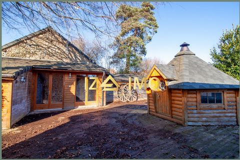 Located at the end of a path with no close neighbours, this set of wooden cottages offers a peaceful and isolated living environment, ideal for lovers of the countryside and calm. In the middle of nature, you will find exceptional potential to create...