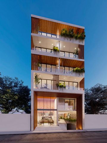 Discover luxury living in Playa del Carmen located in the heart of the city and just a few blocks from the beautiful Caribbean beaches. This exclusive project offers 20 residential units and one commercial space designed to provide a unique and sophi...