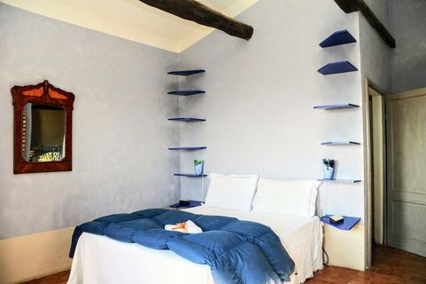 Ce agriturismo se trouve entre l'Ombrie et la Toscane, dans la campagne calme, à 7 km du lac Trasimène. L'agritourisme est situé dans les collines et vous avez une belle vue. Au total il ya 11 appartements. La zone se compose de collines et de vignob...