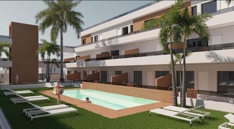 NEW BUILD RESIDENTIAL COMPLEX IN PILAR DE LA HORADADA New Build residential of apartments and penthouses in Pilar de la Horadada Ground floor and middle floor apartments with large terraces and top floor penthouses with private solariums Modern prope...