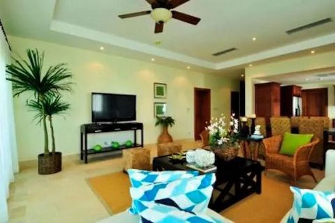 Punta Cana Luxury Home For Sale Dominican Republic real state for sale. Beach front condo located in Aquamarina project. 2cnd floor, building 2 with an exceptional beach view. 219 mts2 distributed in 2 bedrooms, 2.5 bathrooms, living room, dinning ro...