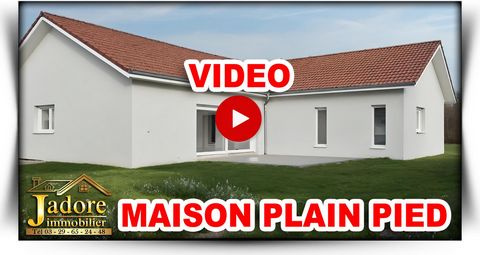 ONTDEK DE VIDEO EXCLUSIEF op de website van JADORE-IMMOBILIER. FR NIEUWE PRIJS! OM IN BESLAG TE WORDEN GENOMEN! JADORE IMMOBILIER presenteert u in EXCLUSIEF! NIEUWE GELIJKVLOERSE WONING uit 2023, Gelegen in SAULCY-SUR-MEURTHE, in een rustige omgeving...