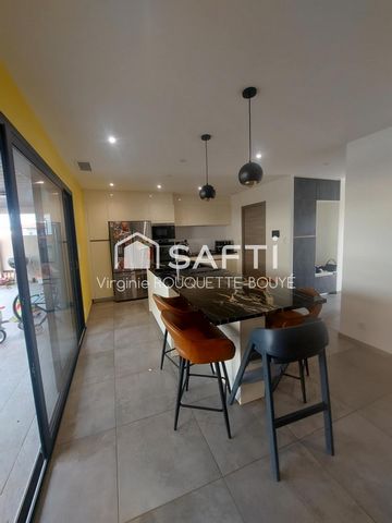 Maison T4 plain-pied de 2023 avec garage.