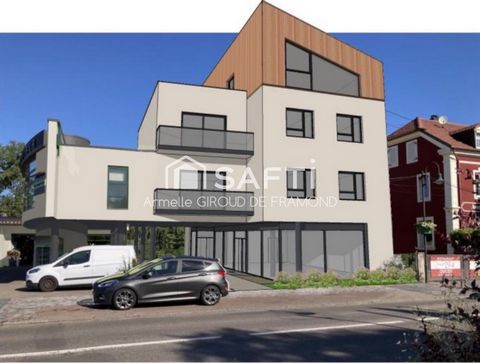 À Brunstatt-didenheim, Local professionnel neuf de 31,20 m2 dans pôle de santé à proximité immédiate d’une pharmacie.