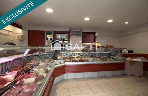 Fonds de commerce boucherie en plein bourg