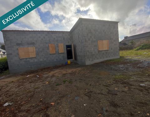 Maison de plain-pied à terminer – Belle opportunité à Morlaix !