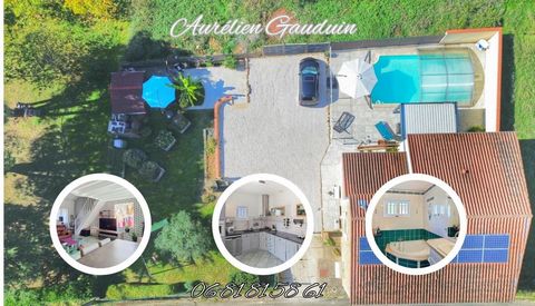 Charmante maison en pierre avec piscine et suite parentale 115 m² habitables