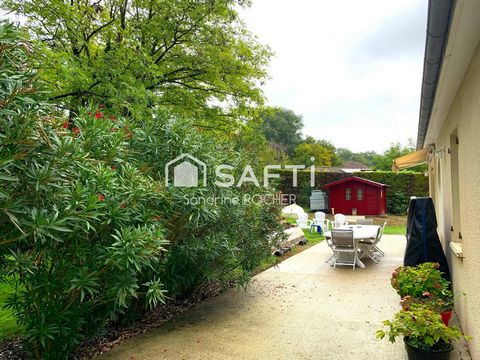 Maison de 1988 à fort potentiel – Sous-sol aménageable et jardin de 1400 M² – Thénac