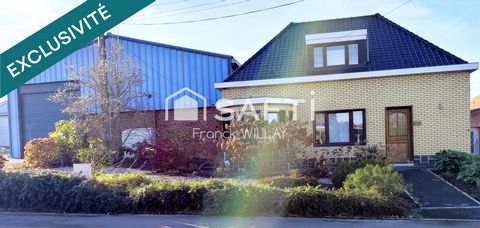 Maison à vendre Boeschèpe de 130m² + hangar 147m²