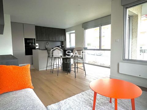 Superbe appartement à Stella plage avec chambre , cabine et balcon