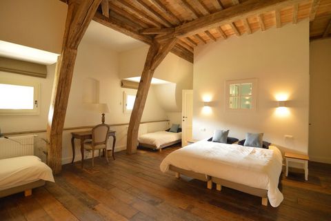 This is a completely renovated castle in Marchin Ardennes, and comes with 6 bedrooms and can accommodate up to 24 people. This house is perfect for a group holiday where you can relax by the fire in the salon with the piano. The castle sits in a fore...