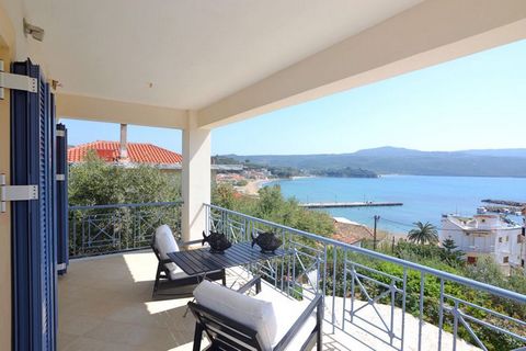 Spend your vacation in a fishing village enjoying the sandy beach. This villa in Finikounta offers a perfect stay for a group of 7 or families with children in its 3 bedrooms. It comes with an air conditioning and terrace, where you spend relaxed day...