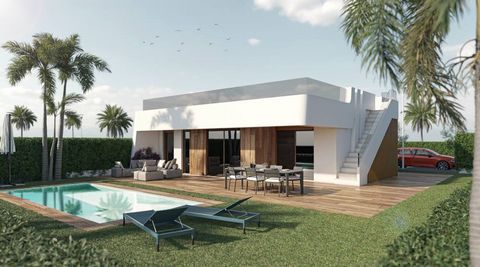 New build villas at the Condado de Alhama Golf resort just 25 minutes drive from the beaches of Bolnuevo (Mazarron). Independent villas with private pool, solarium and parking space. The villas, built with the highest qualities, have 2, 3 or 4 bedroo...