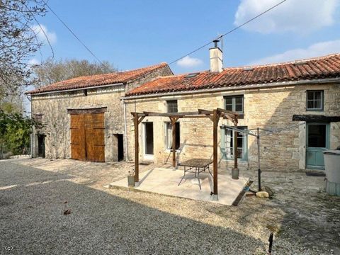 Lovely old two bedroom house with a one bedroom gîte. There is the possibility of further expansion with the adjoining 60m² barn. The property is situated on the banks of a small stream, offering an incomparable idyllic setting, in a quiet location b...