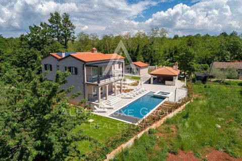 ALPHA LUXE GROUP is selling an impressive villa with a spacious garden, surrounded by beautiful nature, Kaštelir, ISTRIA The villa is located in a small town in the middle of nature, about 20 kilometers from the popular Poreč. It has a total area of ...