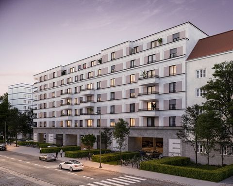 Find out more about the project in Friedrichshain: The property is located in one of the most desirable locations in Berlin - in the popular Friedrichshain. This popular place is known for the beautiful Karl-Marx-Allee, the world-famous Alexanderplat...