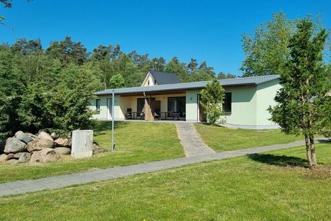 Modernly furnished terraced bungalow in a family-run holiday complex, quietly on the edge of the forest and in a fantastic location directly on Lake Groß Labenz, one of the cleanest and most fish-rich lakes in Mecklenburg-Western Pomerania. The large...