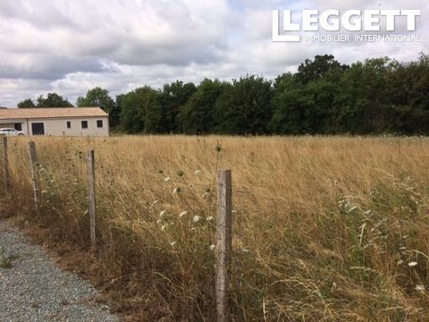 A26558CB79 - Building land situated in a pleasant village just 15min from the market town of St Maixent l'Ecole were you will find extensive shopping facilities. Building plot of approximately 1000 m² on a larger plot of land which will be divided at...