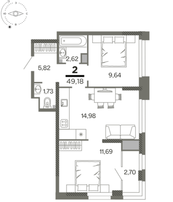 Продается уютная двухкомнатная квартира на 10 этаже в строящемся доме на ул. Зубковой! Квартира в доме с автономным отоплением, установлены тепловые счетчики, что значительно уменьшит оплату по коммунальным платежам. В квартире две небольшие комнаты ...