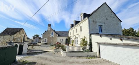 EXCLUSIVITY*** 2h30 from Paris, 40 minutes from Tours, 15 minutes from the train station, the motorway and Sainte Maure de Touraine, authentic Tourangelle in tufa stones offering about 410 m2 of inhabitants completely renovated and embellished with i...