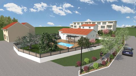 SAINT-MAURICE-L'EXIL, sur une parcelle de 645m2 (2 terrains disponibles suite DP), au calme et à proximité des commodités, Demeures Rhône Alpes vous propose ce projet de construction d'une maison plein pied de 90m2 habitable aux normes RE2020. La mai...