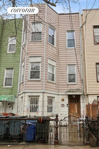 Lovely 2 family home set up as a 3 Unit home located on a quiet tree lined block in prime Bushwick. 1003 Hart Street boasts over 3,300sqft of interior living space and over 1100sqft of outdoor space. The top floor apartment has undergone a full renov...