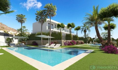 Located in Alicante. Single-family homes with 3 bedrooms, 3 bathrooms, private garden, parking and communal pool. The spacious living-dining room with a built-in modern kitchen will be a place where family and friends can gather and enjoy unforgettab...