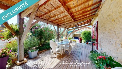 Périgourdin style house of 170 m² on 500 m² of wooded park. But what a discovery!!! On the outskirts of the village of Le Buisson de Cadouin, less than two minutes from the city center with all amenities, this authentic residence has not finished sur...