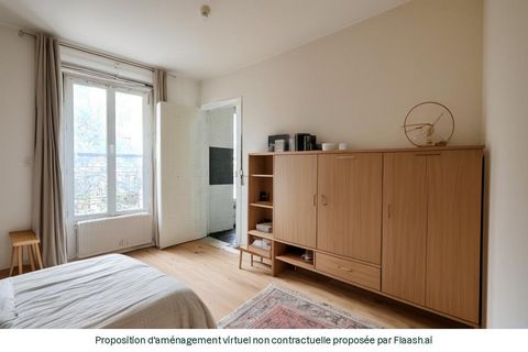Dpt Paris (75), à vendre PARIS 18EME ARRONDISSEMENT appartement T1 de 28,25 m²