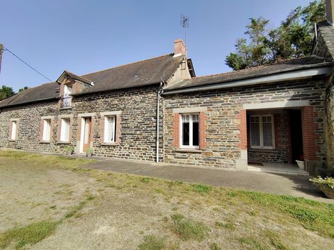ONLY AT ALG IMMO! 5 minutes from PIRE/CUTTLEFISH, 15 minutes from CHATEAUGIRON and 25 minutes from RENNES, in BOISTRUDAN, farmhouse composed of 3 buildings including a residential house of 148m2 with kitchen. A/E, living room with fireplace, 6 bedroo...