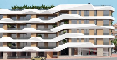 Apartments in Guardamar del Segura, Costa Blanca Apartments with 2 and 3 bedrooms, living-dining room and kitchen equipped with electrical appliances, air conditioning, double glazing in windows and a home automation system. The residential is locate...