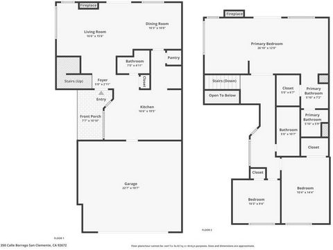 Ocean View! End Unit! Imagine your favorite breakfast beverage, every morning, off your private deck--with a View of the Pacific! This significant San Clemente location proves perfect for a primary residence, summer vacation home or investment proper...