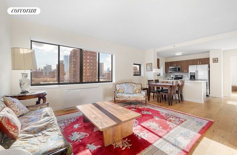 Welcome to La Celia! This spectacular building sits a block away from Central Park. This massive two bedroom has an open floor plan, with stainless steel appliances in the open kitchen and a very large living space that can easily accommodate multipl...