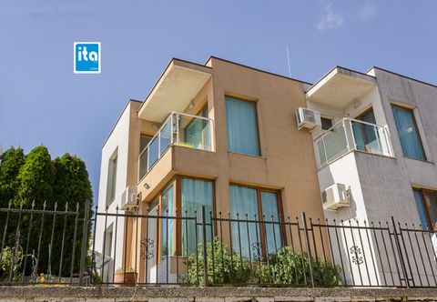 NEWLY BUILT, MODERN HOUSE in the center of Balchik; UNIQUE PANORAMA TO THE SEA. It consists of the First Floor-Large L-shaped living room / 80 sq.m. /, kitchenette, dining room, 2 storage rooms, toilet and laundry room. Beautiful internal staircase l...