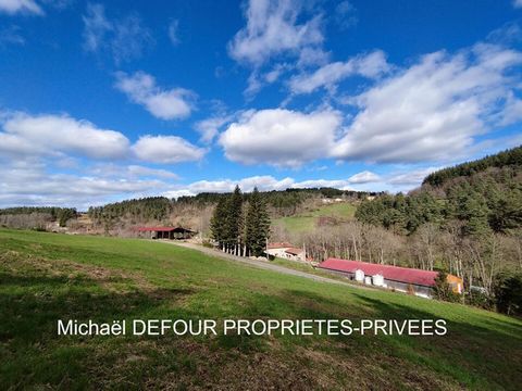 Lapte 43200, à 12 km d'Yssingeaux et de l'accès à la RN88 dans un cadre naturel sans voisin, corps de ferme en pierre avec dépendances sur 3 hectares de terrain. Prix de vente 325 000 euros présenté par Michaël DEFOUR O6 49 09 83 40. Corps de ferme d...