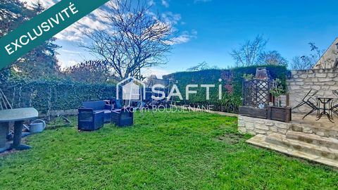 Maison sur cave totale, 2chambres, bureau, jardin