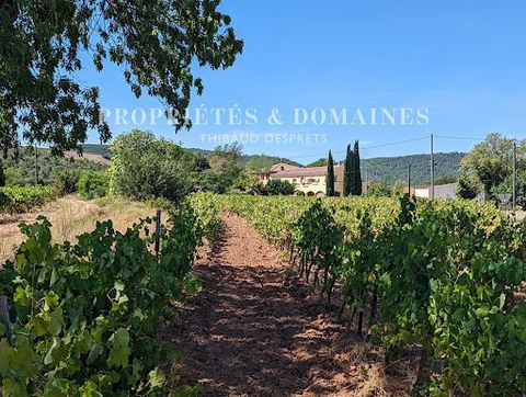 Large wine making estate for sale in the appellation Côtes de Provence, a 60 hectares vineyard, a large winery, a production of some 25,000 to 30,000 cases a year, a house and a mas to renovate if needed in the project. File on request. Since 1970 in...
