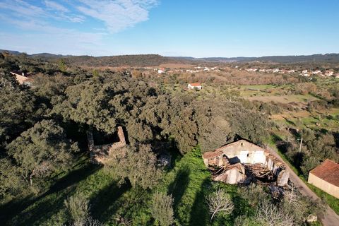 Charming farm with 2 stone ruins, several trees and fantastic views of the mountains! The property is served by tarmac road in a quiet rural setting, surrounded by olive trees, oaks and cork oaks. Mains water and electricity are located next to the p...