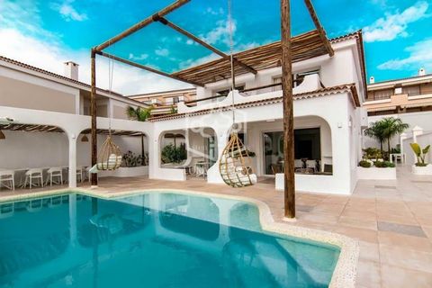 We are pleased to present this stunning 8 bedroom New Age style detached villa, located in Los Gigantes, Santiago del Teide, Tenerife South. The property is being sold as a business as it has an excellent demonstrable profitability, it is currently b...
