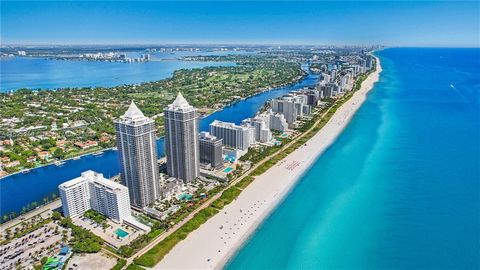 Spectacular seldom on the market, remodeled 2-bed/3-bath unit at Fontainebleau II boasts unobstructed direct ocean, bay, and pool views. Experience vacation-style living with full-service amenities in this furnished turnkey unit offering a full kitch...